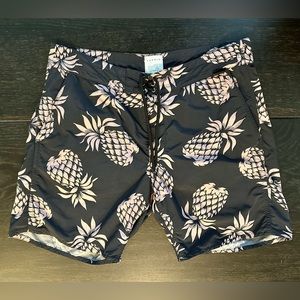 Sandro Pacific Pineapple Men’s Swim Shorts (Size M)